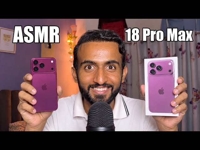 ASMR Unboxing IPhone 18 Pro Max 😍