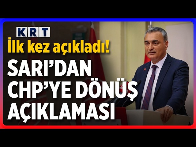 Müslim Sarı Speaks Out for the First Time! Here is the Statement on Returning to the CHP...