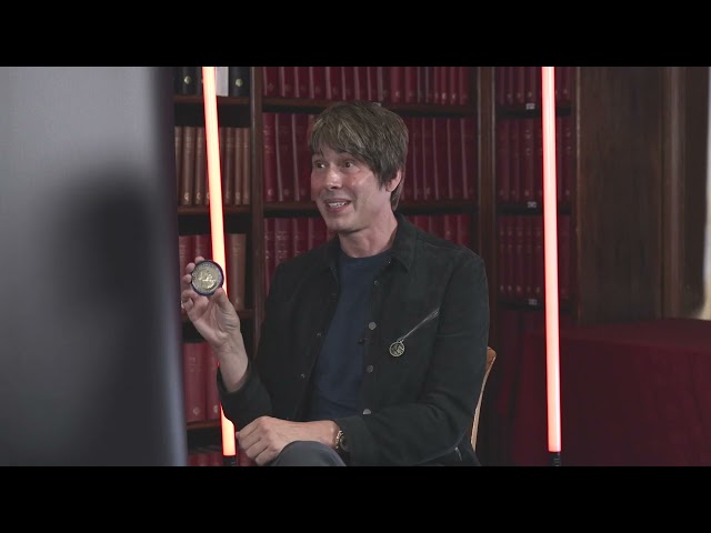SIR BRIAN MAY AND GARIK ISRAELIAN PRESENTED PROFESSOR BRIAN COX WITH THE 2026 STEPHEN HAWKING MEDAL