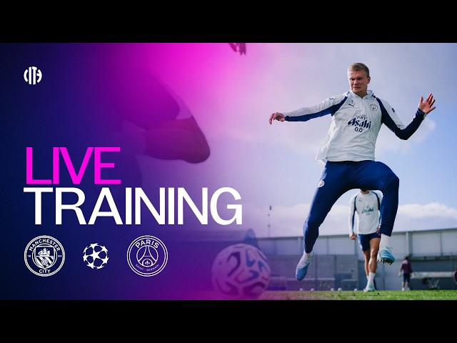 WATCH LIVE TRAINING! | Man City v PSG | Champions League