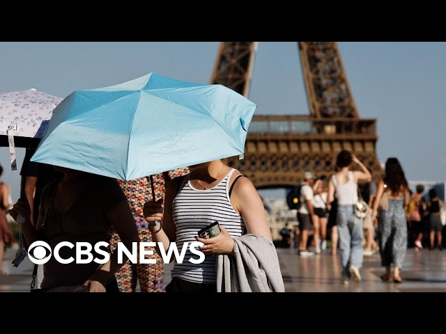 Europeans endure brutal heat wave, climate researchers say infrastructure may "have to adapt"