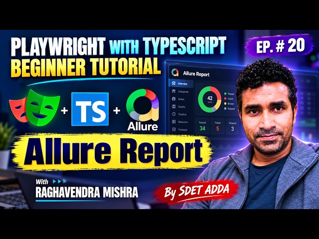 Playwright with TypeScript Beginner Tutorial #20 | Allure Setup & Reporting for Playwright