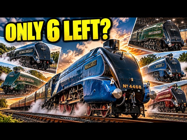 Where Are All 6 Surviving A4 Steam Locomotives Now