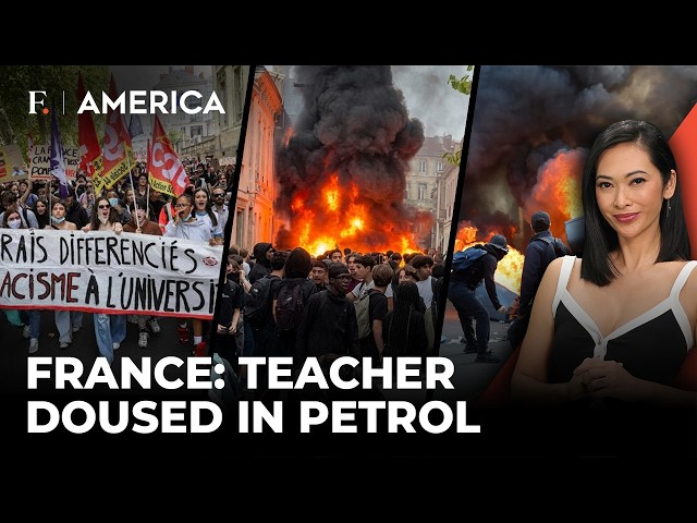 France Protests: Teacher Doused in Petrol, Students Set Schools on Fire | Firstpost America