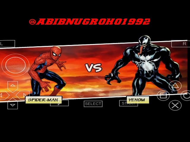 MARVEL NEMESIS: RISE OF THE IMPERFECTS (game psp) - SPIDER-MAN vs VENOM