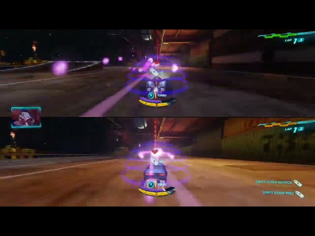 Cars 2 The Video Game: Survival Race at Oil Rig Run (2 player)