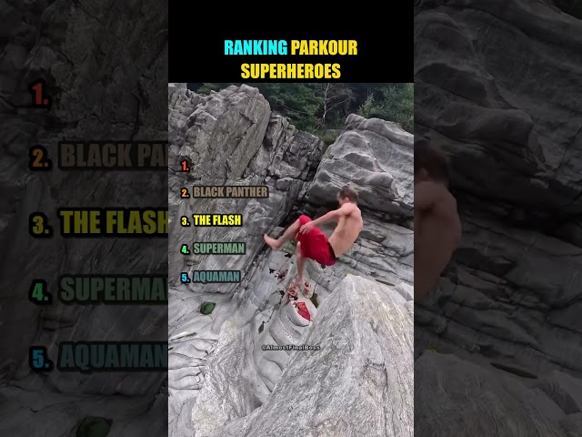 Ranking Parkour Superheroes #usa