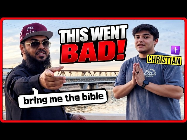 🤯🔥Quran Says "K#ll ALL INFIDELS!” Christian Panics When Muslim Fights Back! 