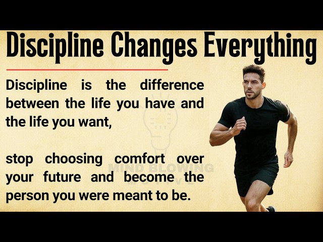Discipline Changes Everything 🔥 || How to Build Self-Discipline and Change Your Life || MOTIVATION ✅