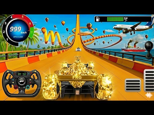 💎 $5,000,000,000 GOLD DIAMOND F1! 🚀 999 KM/H ULTIMATE TECH: GT Car Stunt Master
