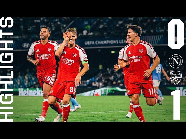 MARTIN ODEGAARD SCORES AGAIN | HIGHLIGHTS | Napoli vs Arsenal (0-1) | UCL