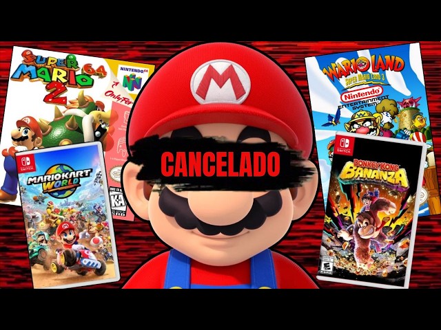 10 JOGOS DO MARIO QUE FORAM CANCELADOS! 😱