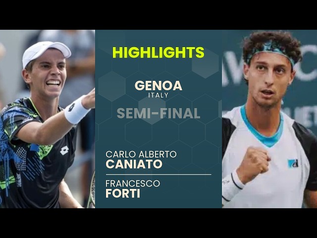 Carlo Alberto Caniato vs Francesco Forti Highlights | Genoa 2026 Semi-final
