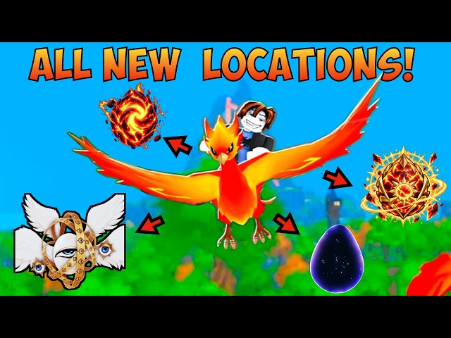 All NEW RAREST ETHERAL EGG Spawn Locations in Ride A Pet Update