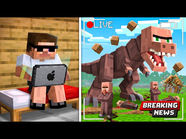 Doorbin Become Deadly Dinosaur in Minecraft..