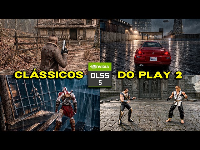 COLOQUEI DLSS 5 EM JOGOS DE PS2 (ficou muito bom)