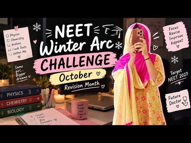 ❄️ Winter Arc Challenge — locked in. 📚🔥October to December. No excuses, just progress. ✨