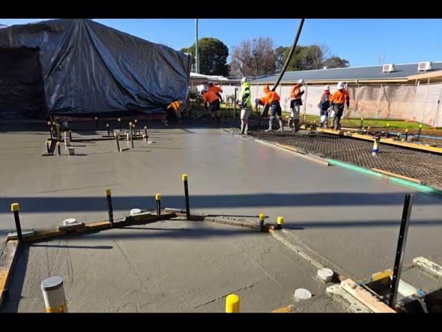 Finley Hospital Redevelopment - Concrete pour timelapse