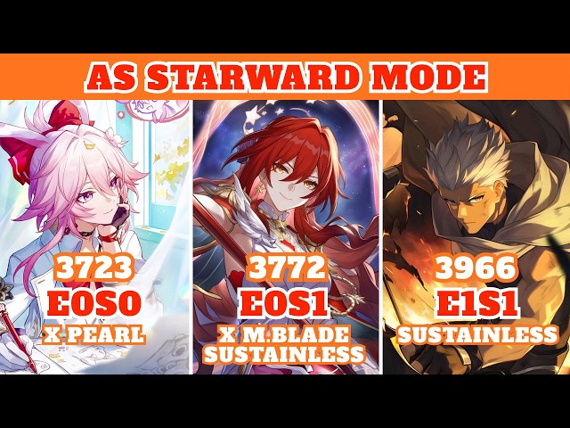 New! Apocalyptic shadow Starward mode | Evanescia , Himeko Nova , Archer | HSR 4.6