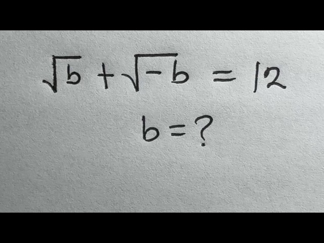 A Very Nice Square Root Problem | Can you solve this? | Math Olympiad Mathematics