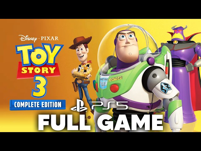 Toy Story 3 Complete Edition Gameplay Walkthrough - FULL GAME (PS5 Pro) No Commentary