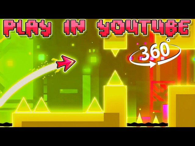This Video IS A GAME | Geometry Dash Level in YouTube! [Mobile - PC - TV]