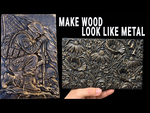 Wood to Metal Transformation: You Won't Believe It's Not Metal!