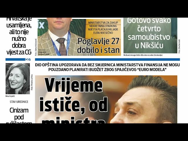 BOJE JUTRA - PREGLED ŠTAMPE: IVAN VUJOVIĆ, predsjednik SDP-a i funkcioner ES | Vijesti online