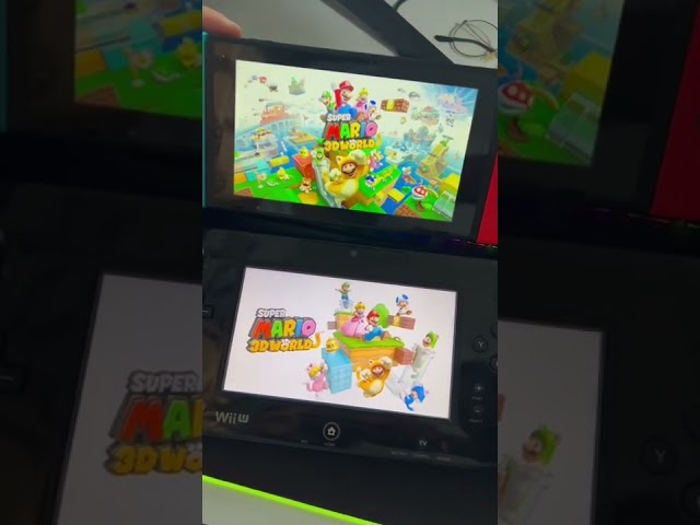 Super Mario 3D World - Wii U vs Switch | Launching Speed Comparison #wiiu #switch #sm3dw #nintendo