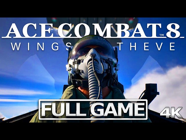 ACE COMBAT 8: WINGS OF THEVE Full Gameplay Walkthrough / No Commentary【FULL GAME】4K 60FPS Ultra HD
