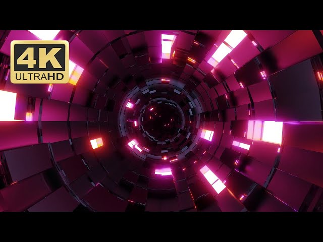 Motion Background Loop 4K - Abstract Tunnel Vj Loop Part 3 - Free Stock Footage 4K