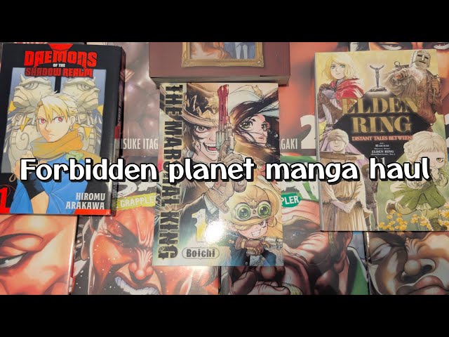 Forbidden planet manga shopping haul // massive baki haul