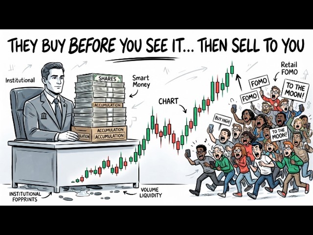 How Institutions Build Positions Before You Notice | Institutional Trading