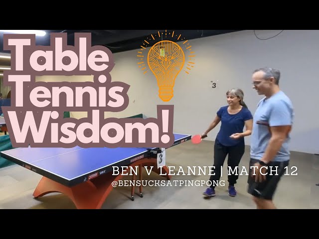 Ben vs Leanne | Her Lesson: Never Second-Guess a Serve