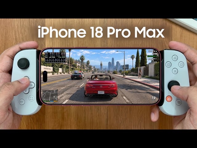 iPhone 18 Pro Max - GTA 5, Assassin's Creed, FORTNITE, Genshin Impact Gaming Test! OVERHEATING?