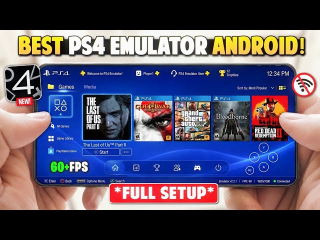 🤯 Play PS4 Games on Android at 60+ FPS?! Bachata S4 v2.1 Emulator | Best PS4 Emulator for Android