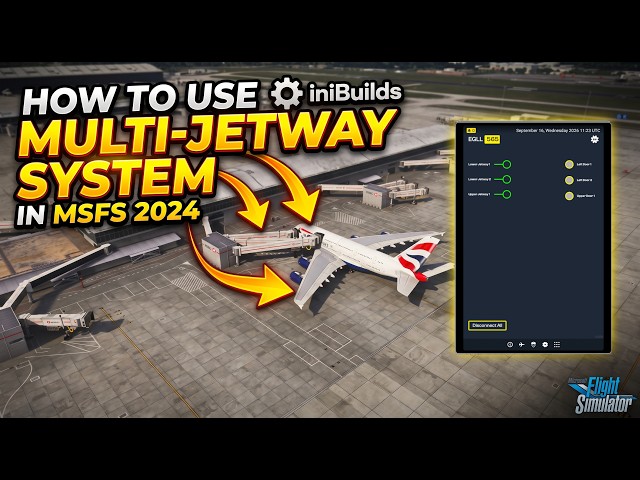 How To Find & Use iniBuilds Multi-Jetway Controller in Microsoft Flight Simulator 2024