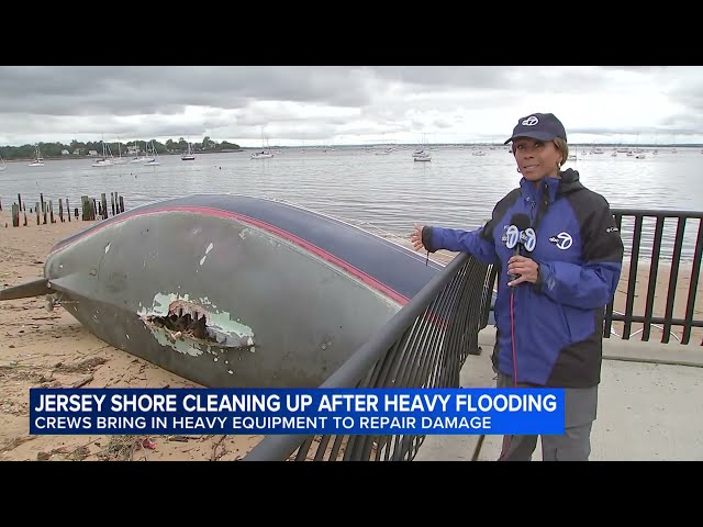 Several boats damaged, beached after nor'easter at Jersey shore