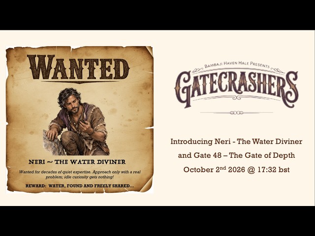 Gatecrashers - Gate 48 – 2nd October @ 17 32 BST