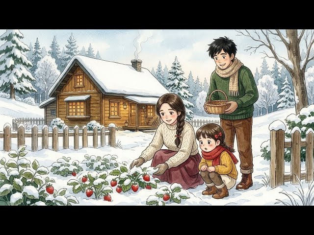 The First Snowfall ❄️🍓 | A Cozy Ghibli Story of Homemade Strawberry Jam ❤️