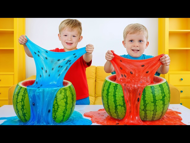Giant Slime vs Science Experiments | DIY Toys & Fun Activities!