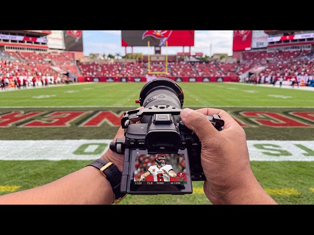 Testing the Sony A7V in the NFL