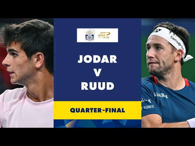 Rafael Jodar vs Casper Ruud Highlights | Rolex Shanghai Masters 2026