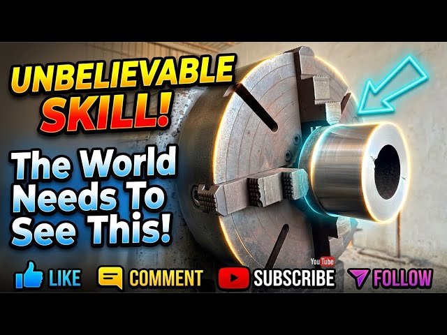🔴 UNBELIEVABLE SKILL! Precision Lathe Machine Turning Work Live #short #vlog #letha