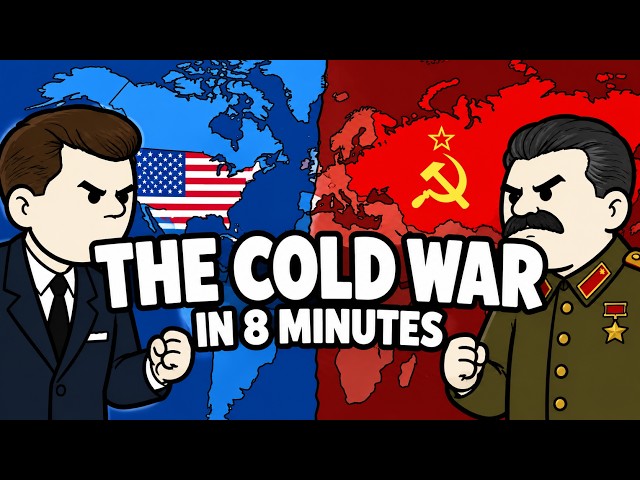 The Entire COLD WAR Explained in 8 Minutes