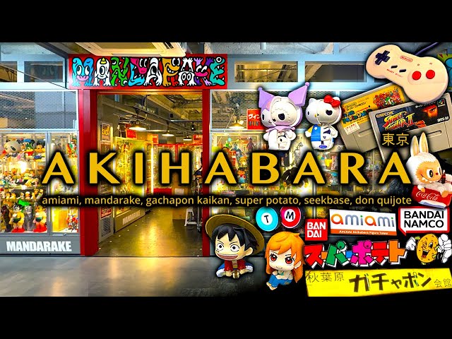 Shopping in Akihabara Tokyo 2: Anime Figurines, Otaku Merch, Retro Game Consoles, Gacha | Japan Vlog
