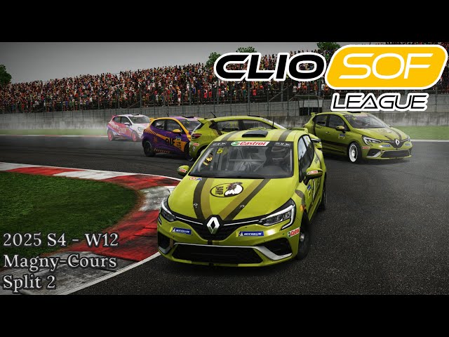 Clio Cup SoF League | S4 2025 - Week 12 | Magny-Cours | Split 2