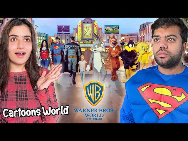 Cartoons Ki Duniya Mein Aa Gaye 😱 | Biggest Superhero And Cartoon Theme Park 😍