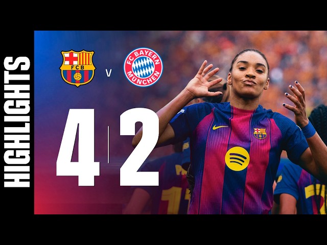 HIGHLIGHTS | FC BARCELONA 4 vs 2 BAYERN | UEFA Women's Champions League | WE’RE GOING TO OSLO! 🏆🔵🔴