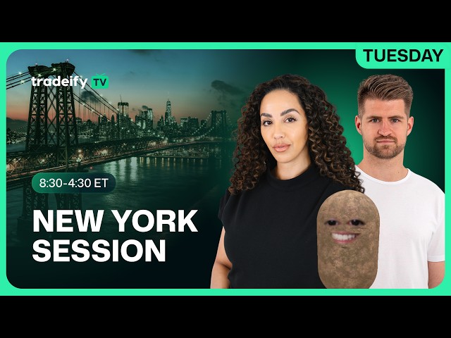 NEW YORK SESSION LIVE! | Tradeify TV | TUESDAY 9/15/26
